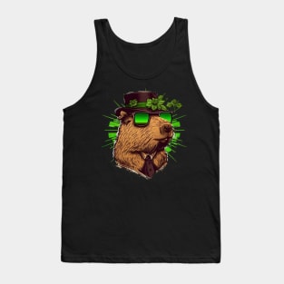 Capybara St. Patrick's Day Tank Top